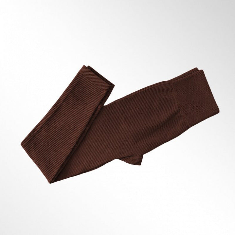 Women's Solid Color Lycra Yoga Fitness Leggings