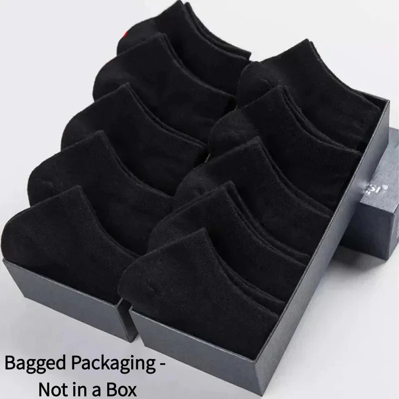 Unisex Ankle Socks Cotton Breathable Sports Black White Gray
