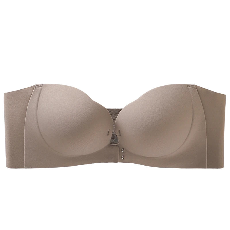 Wireless Strapless Pushup Bra 3D Molded Petal Design