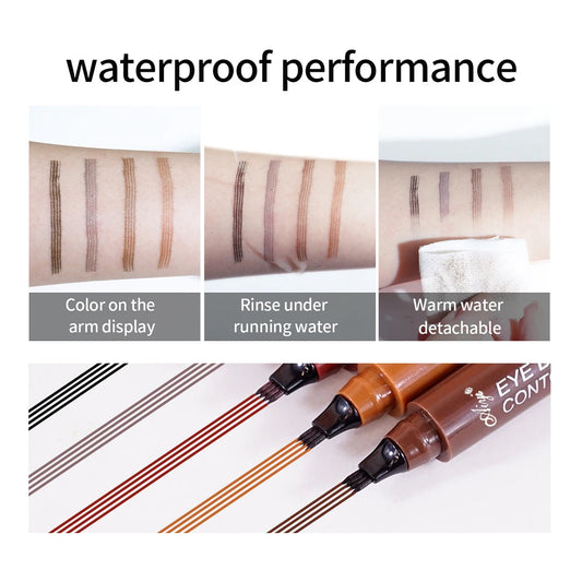 Waterproof Microblading Eyebrow Pencil Five Colors