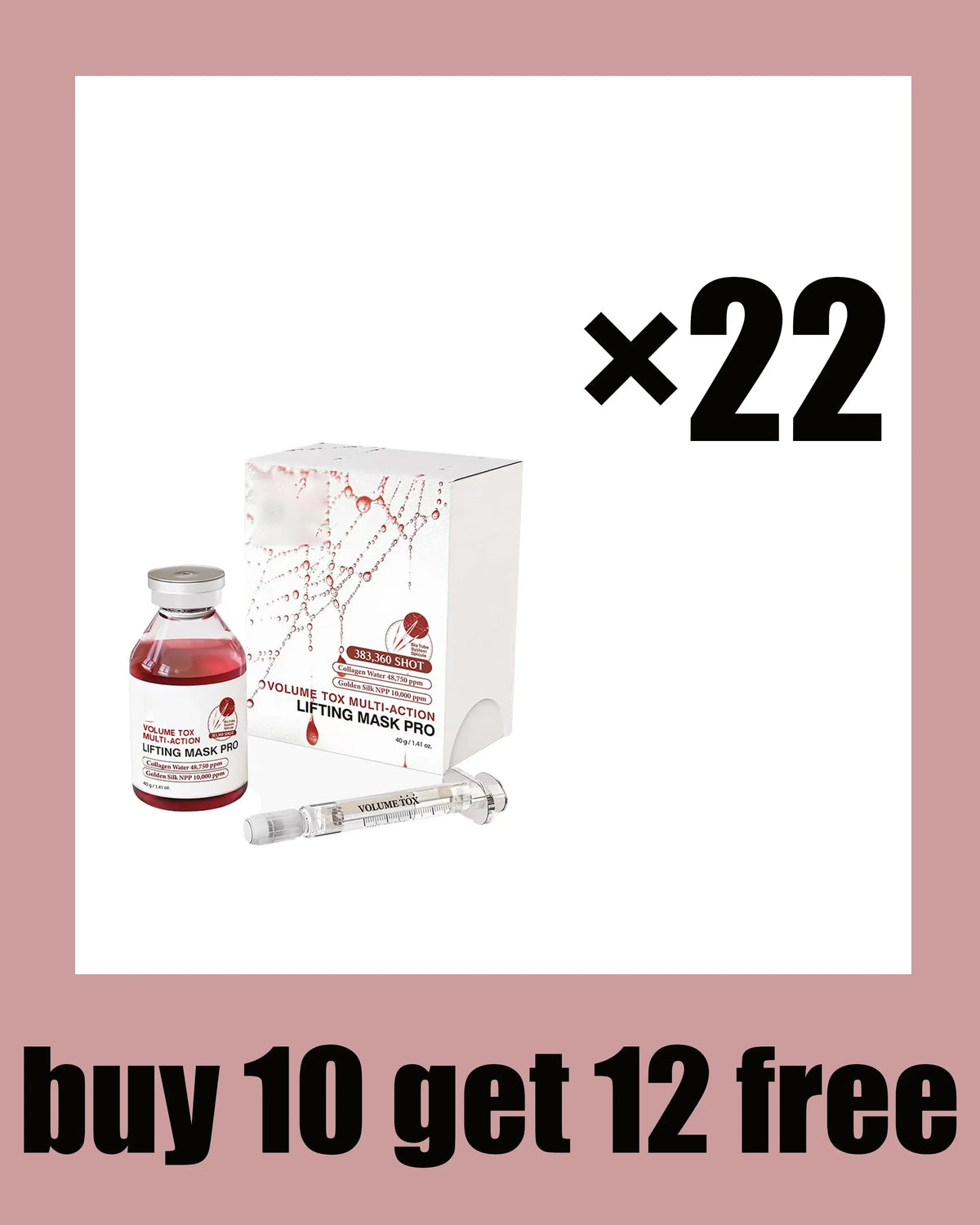 PDRN Collagen Spider Silk Facial Mask