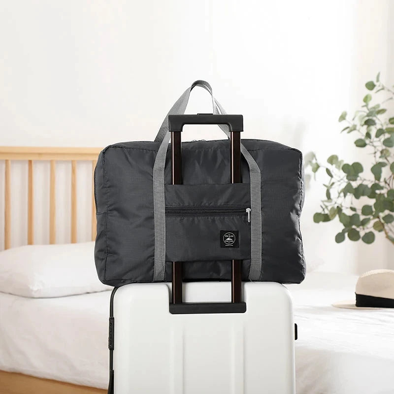 Foldable Nylon Travel Duffel Bag for Women and Girls