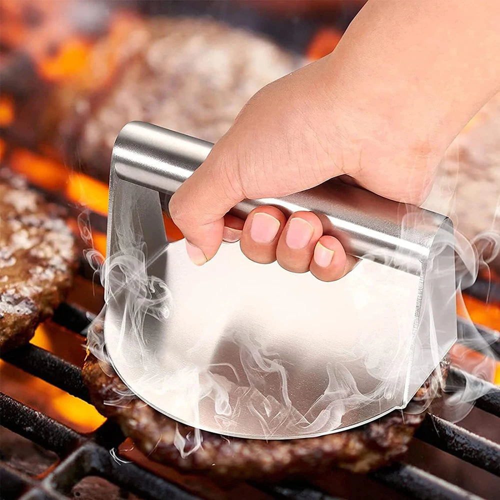 Stainless Steel Hamburger Meat Press Non-Stick Tool
