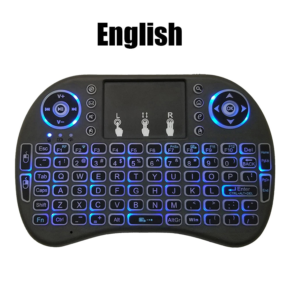 Wireless Air Mouse with Touchpad Keyboard