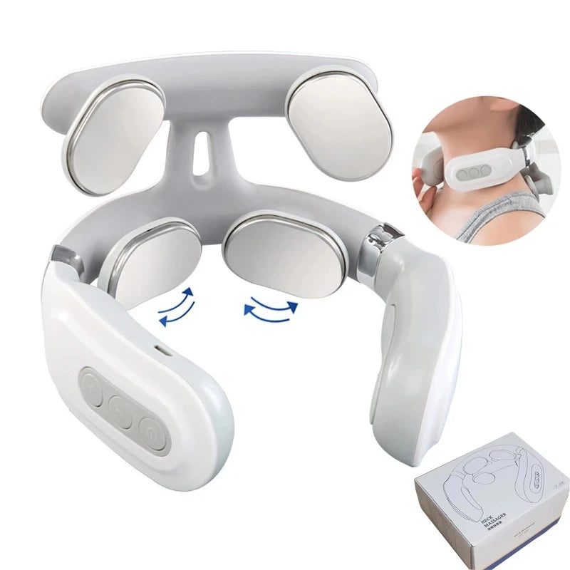 Heated Vibrating Neck Massage Pillow