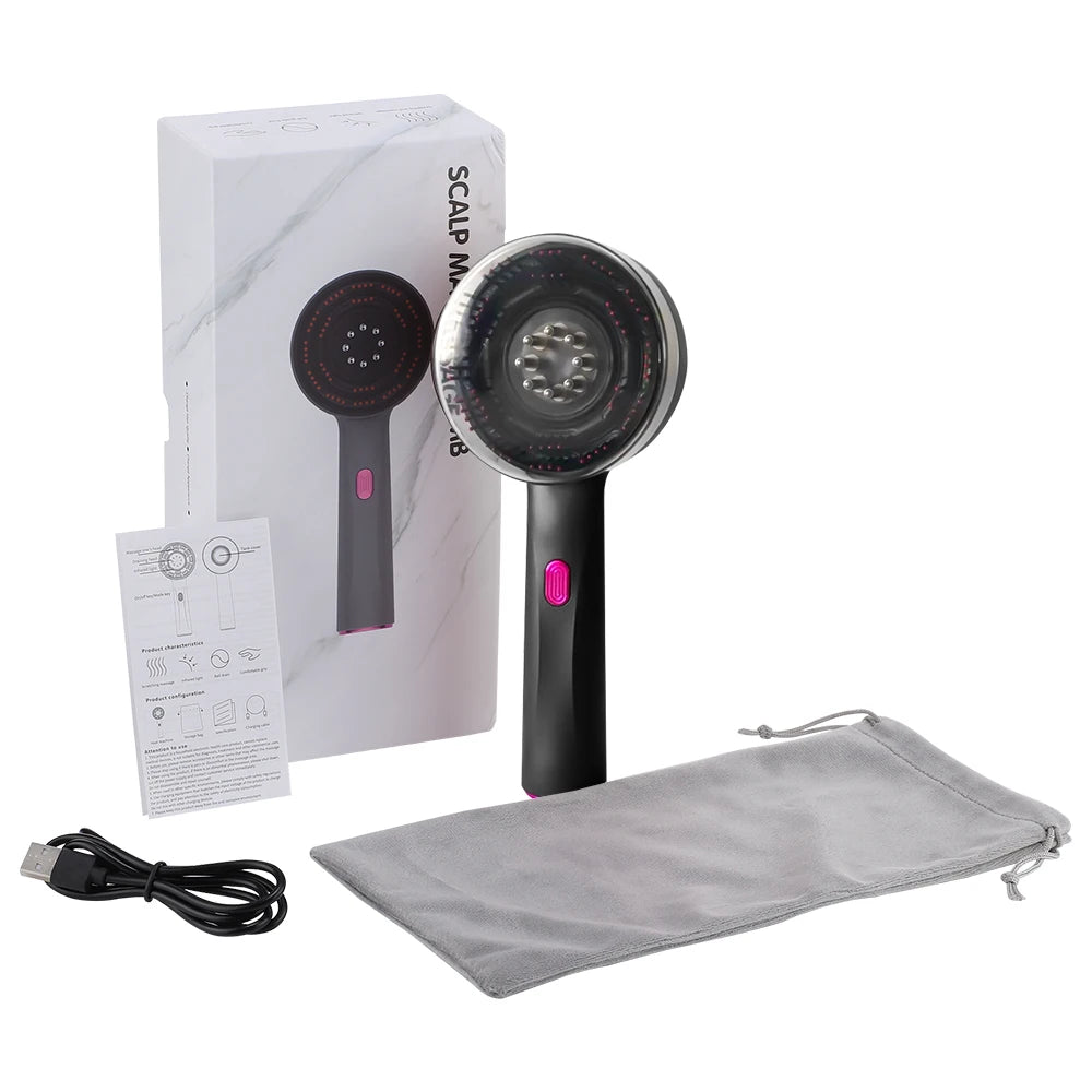 Modes Red Light Massage Comb with Liquid Applicator