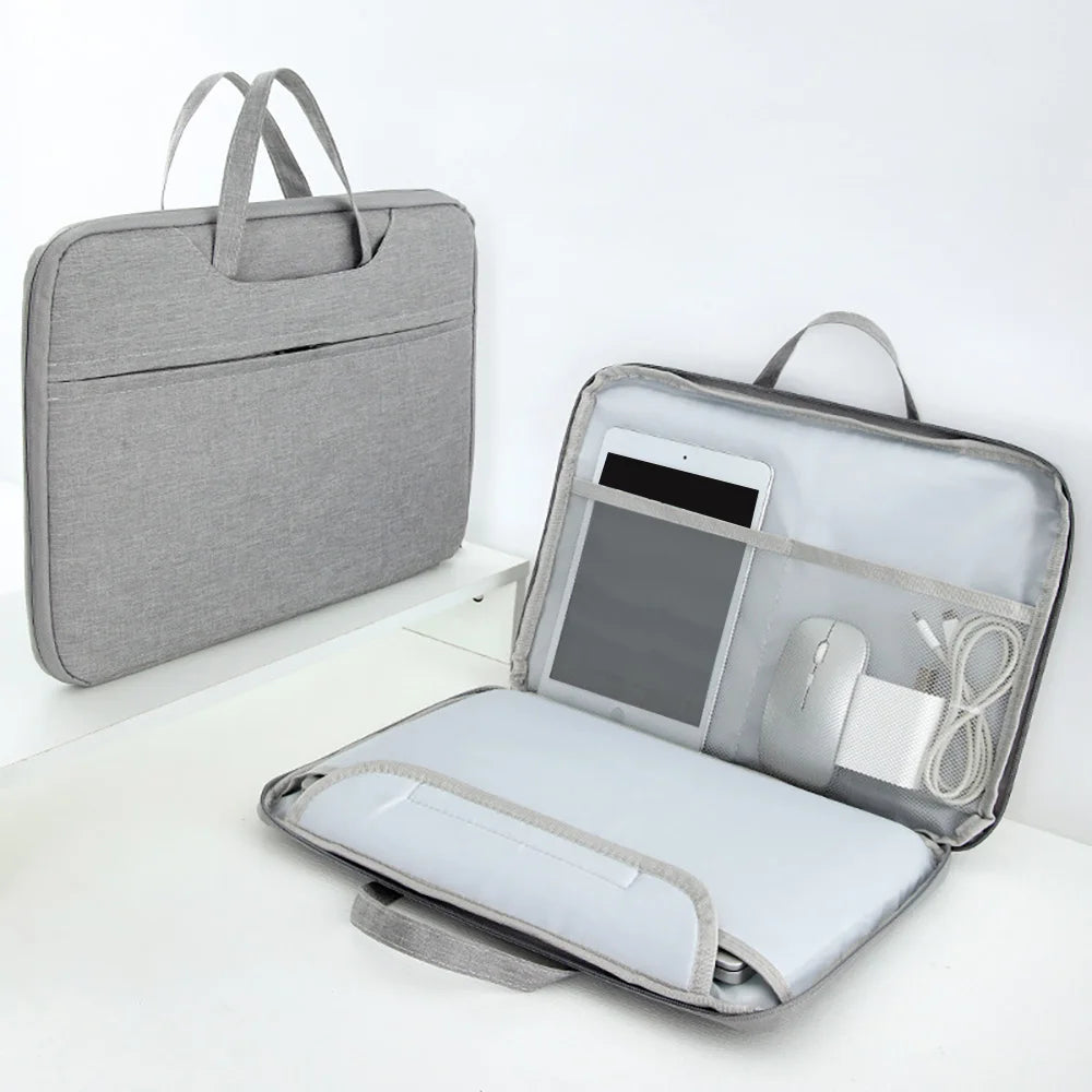 Suede Laptop Bag for 13.3 to 15.6 Inch Devices