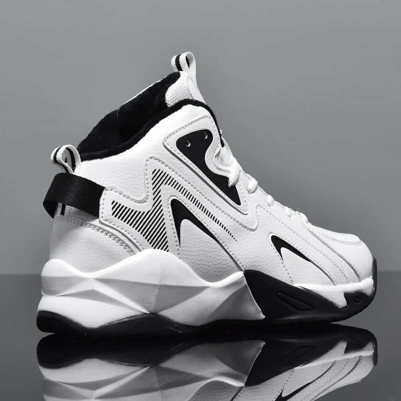Men's Breathable Casual Sneakers with Lace-Up Closure