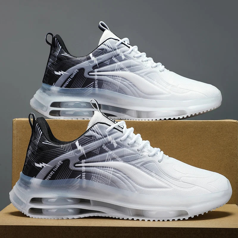 Men's Basketball Shoes with Air Cushioning and Breathable Mesh