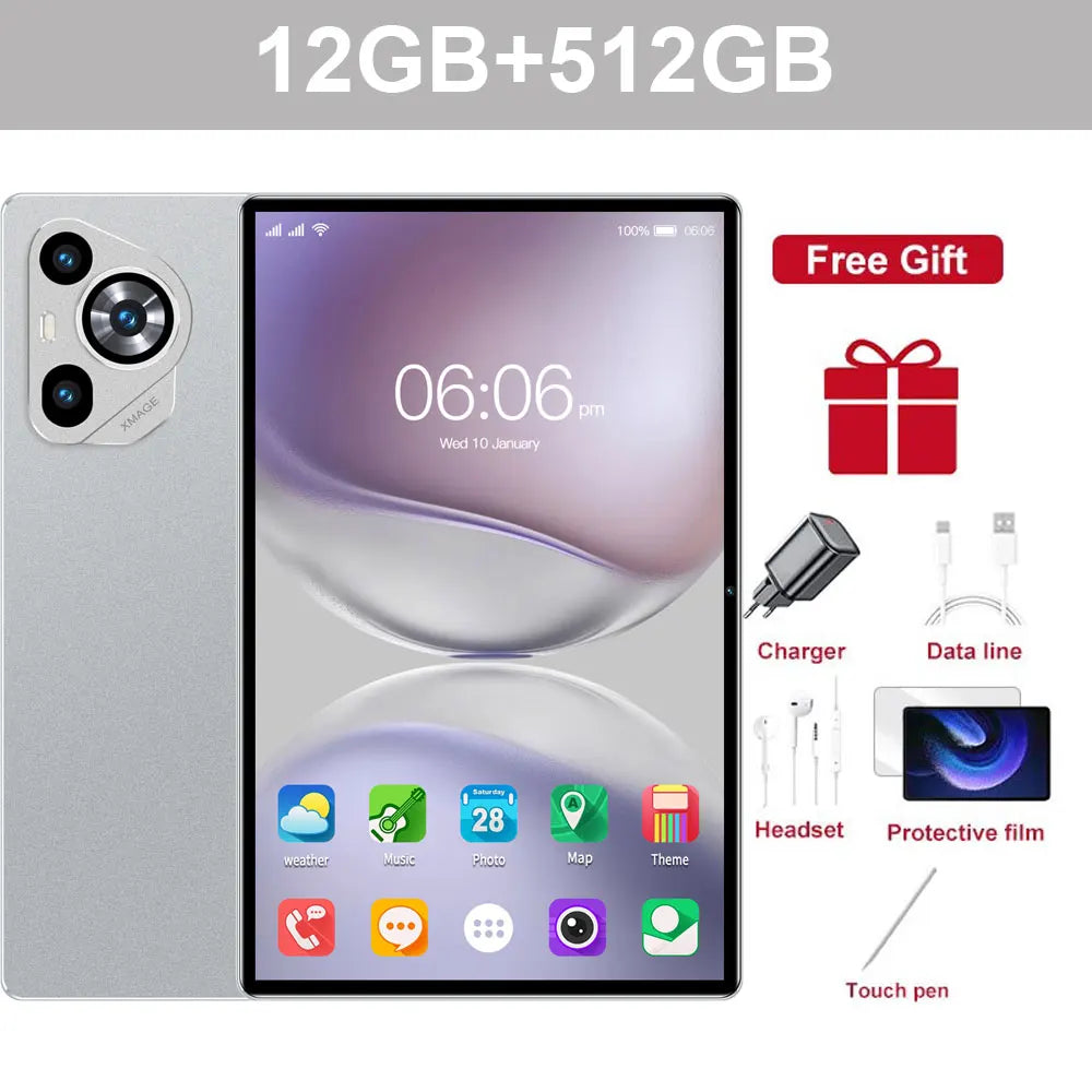 11 Inch 5G Tablet Android 15 22GB RAM 2TB ROM Metal
