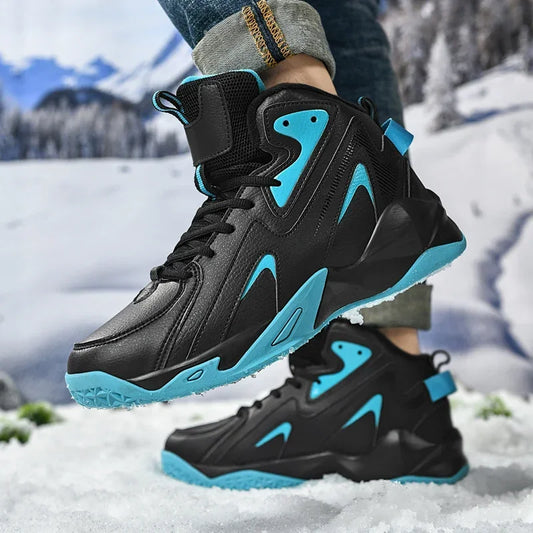 Men's Breathable Casual Sneakers with Lace-Up Closure