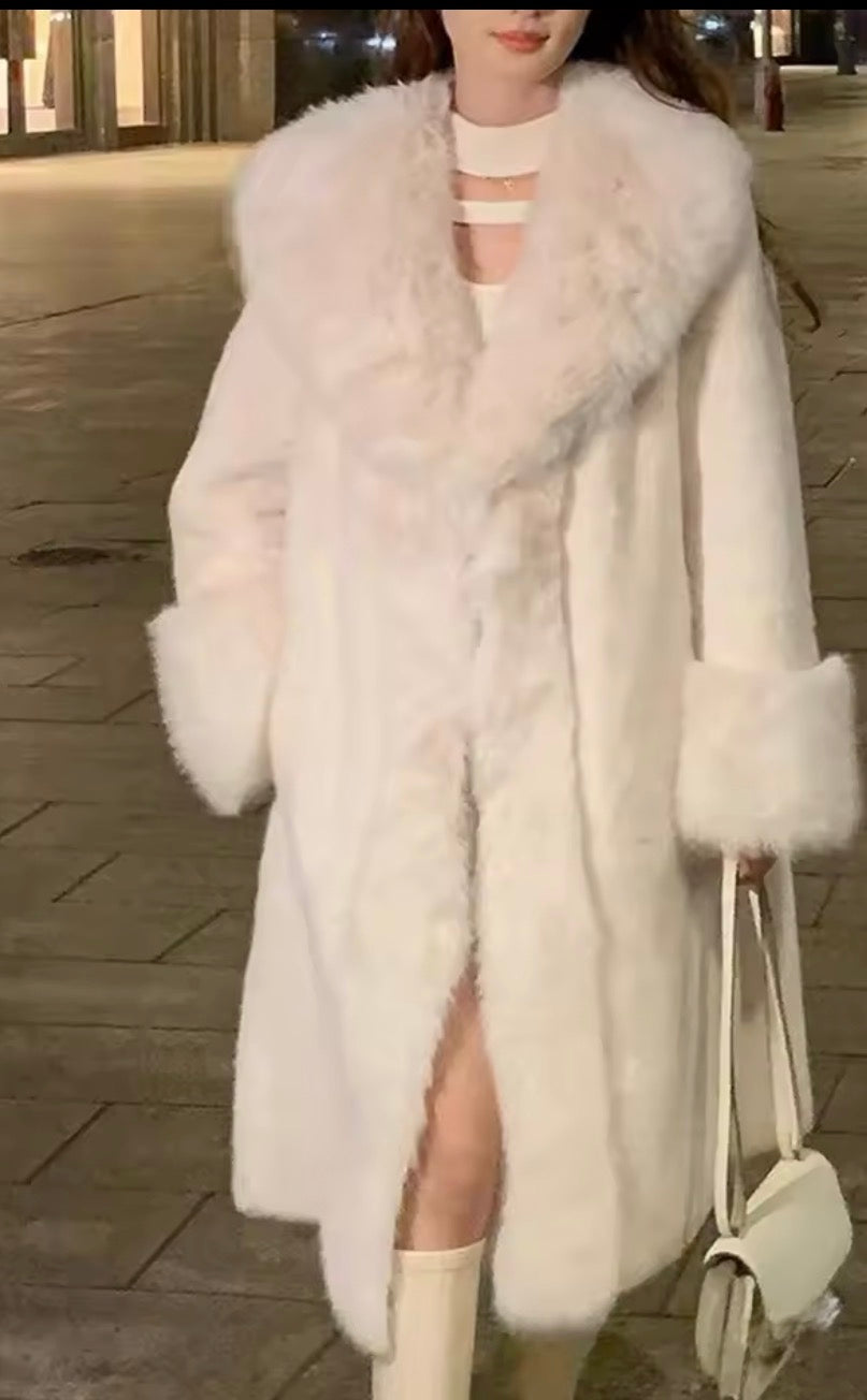 Coat & Jeans