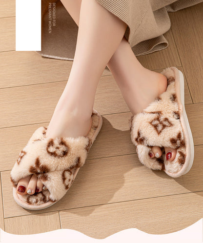 Fluffy Women's Indoor Fuzzy Fur Slippers