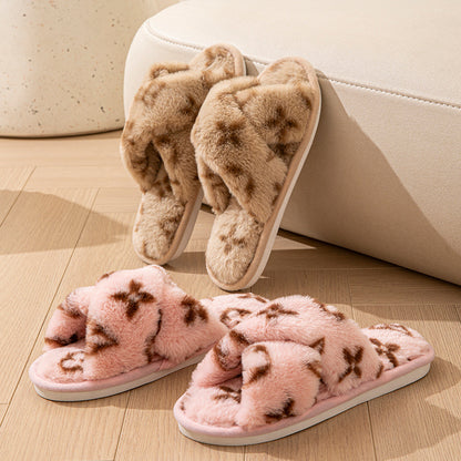 Fluffy Women's Indoor Fuzzy Fur Slippers