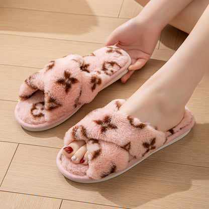 Fluffy Women's Indoor Fuzzy Fur Slippers
