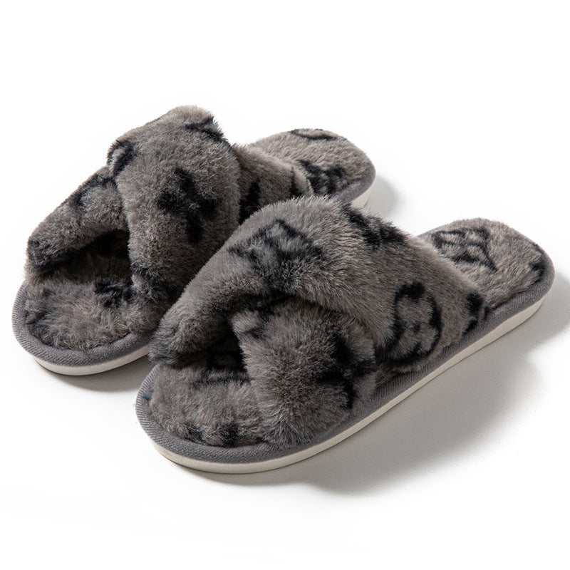 Fluffy Women's Indoor Fuzzy Fur Slippers