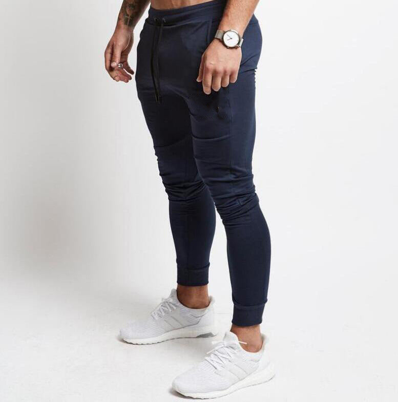 Men's Slim-Fit Outdoor Sports Pants with Tapered Cuffs