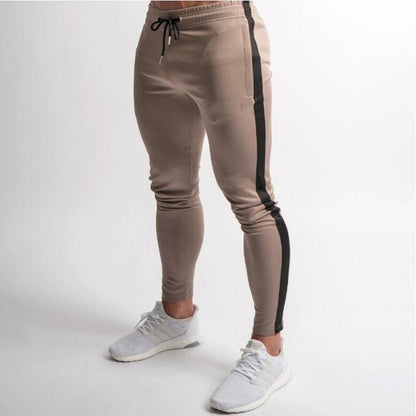 Men's Slim-Fit Outdoor Sports Pants with Tapered Cuffs