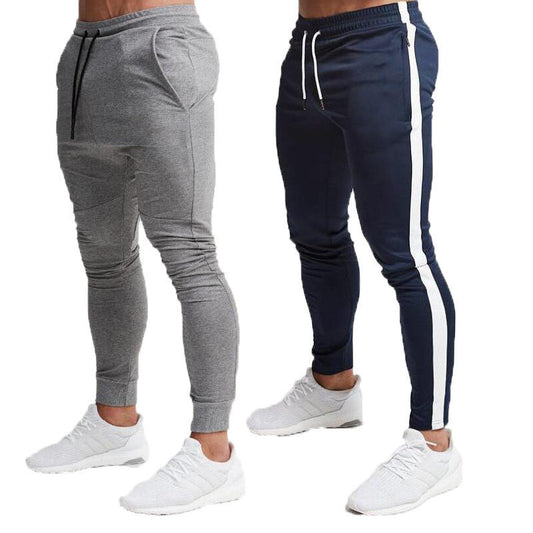 Men's Slim-Fit Outdoor Sports Pants with Tapered Cuffs