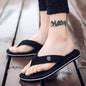 Men's Flip Flops Sandals in Beckham Black EVA