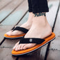 Men's Flip Flops Sandals in Beckham Black EVA