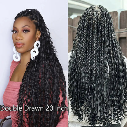 Water Wave Human Hair Bulk Braiding Hair Natural Black