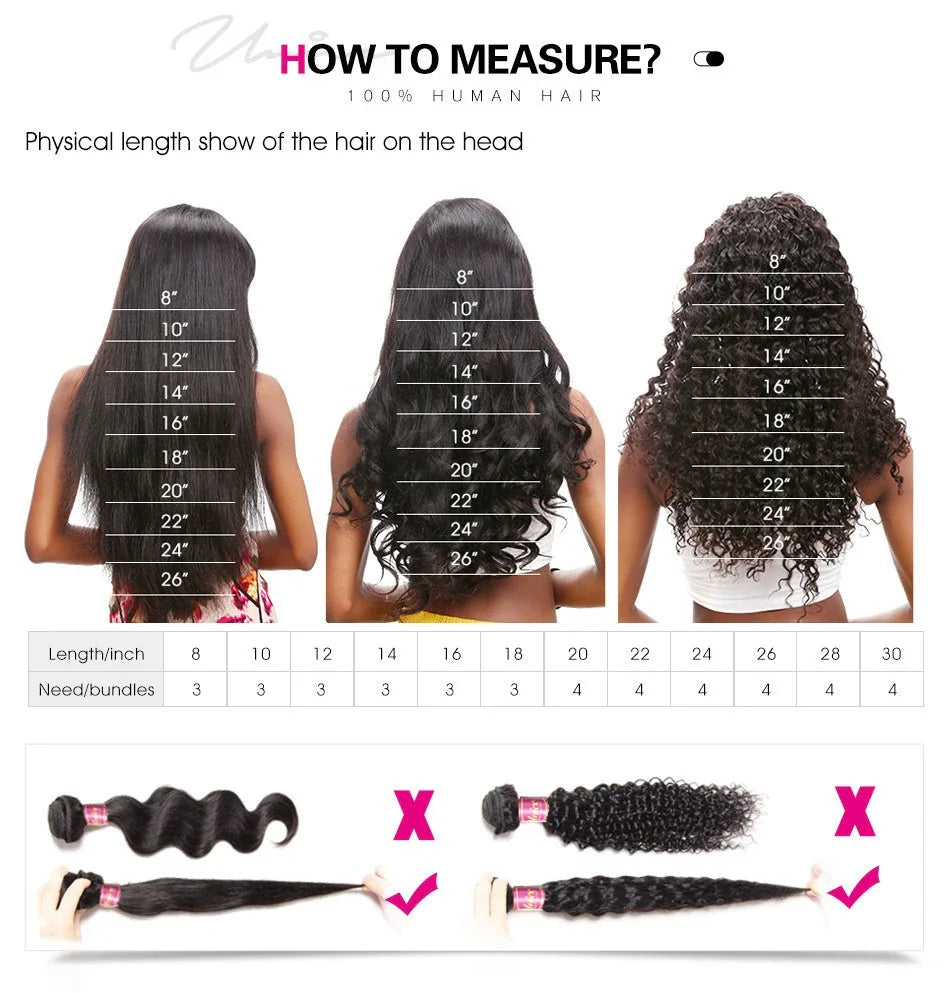 Body Wave 100% Human Hair Bundles Natural Color