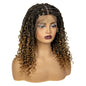 Knotless Box Braided Wigs with Curly Ends 16 Inches Synthetic