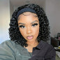 Deep Wave Human Hair Headband Wig for Women