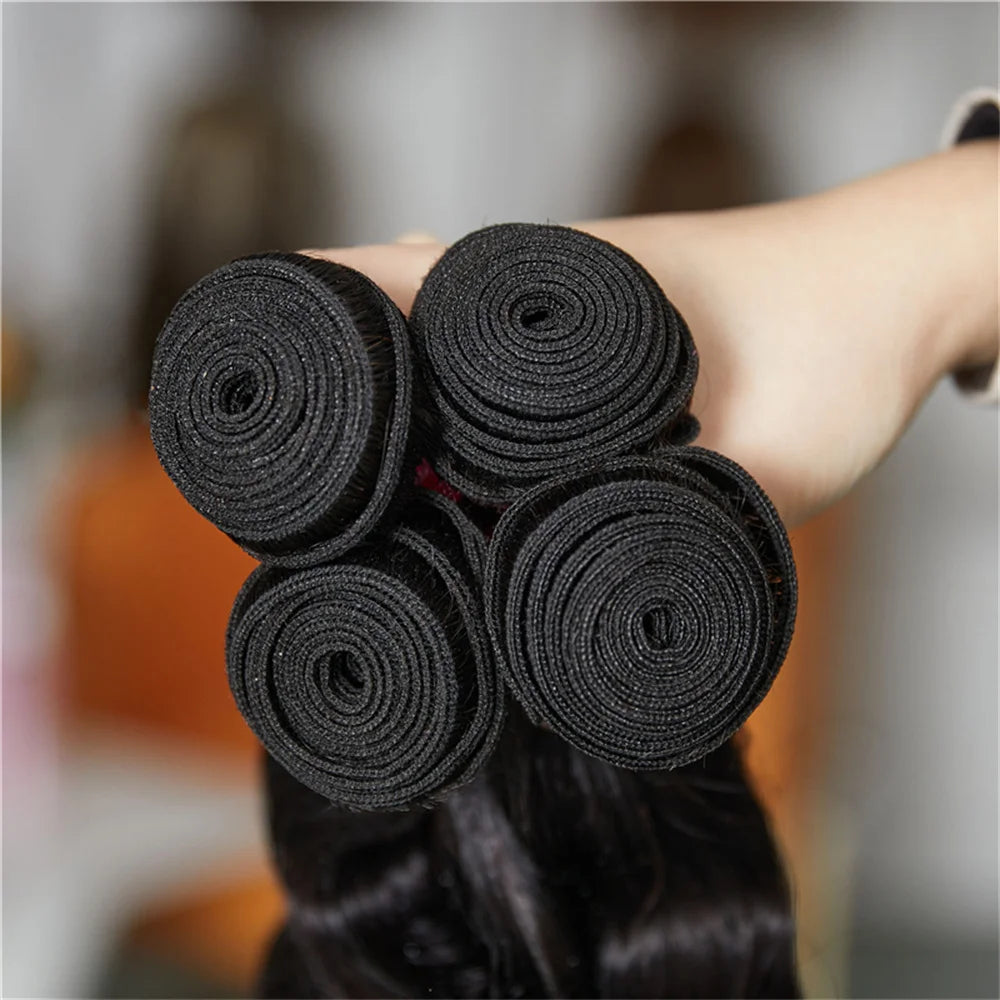 Body Wave 100% Human Hair Bundles Natural Color