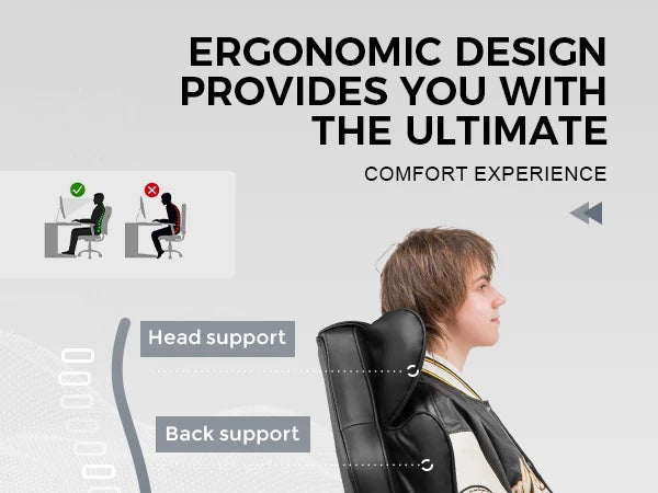 Big and Tall Ergonomic Office Chair with Lumbar Support