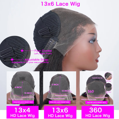 13x6 HD Lace Frontal Wig Loose Deep Wave Brazilian Hair