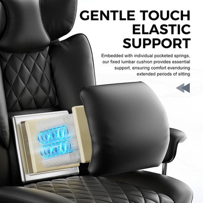 Big and Tall Ergonomic Office Chair with Lumbar Support