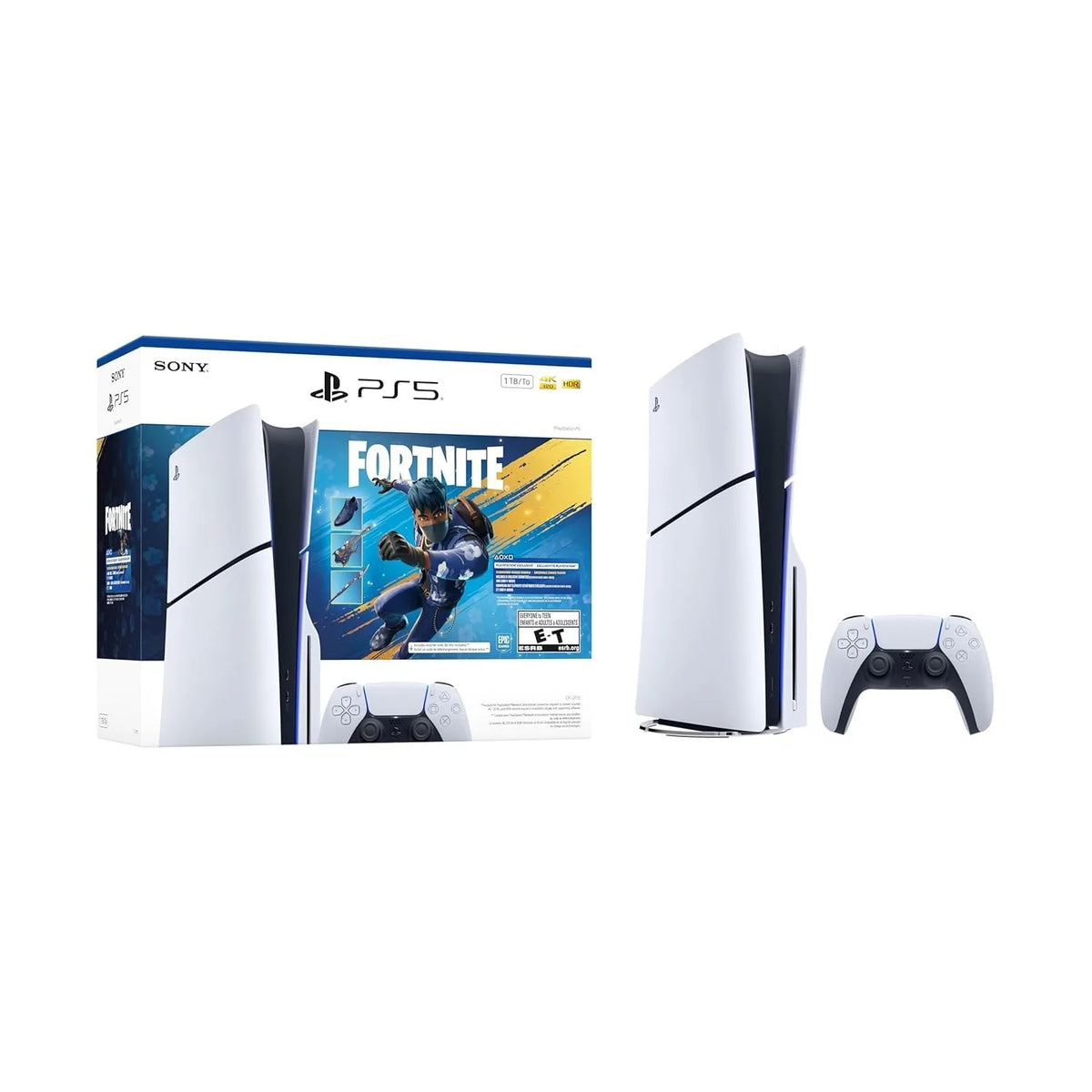 PlayStation 5 Disc Console 1TB Fortnite Bundle