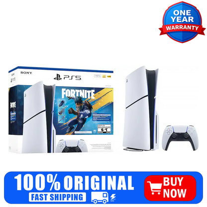 PlayStation 5 Disc Console 1TB Fortnite Bundle