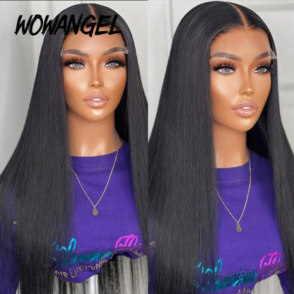 Glueless HD Lace Closure Wig Silk Straight Human Hair