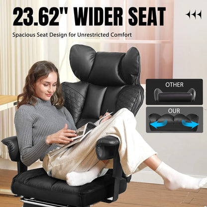 Ergonomic Leather High Back Office Gaming Chair