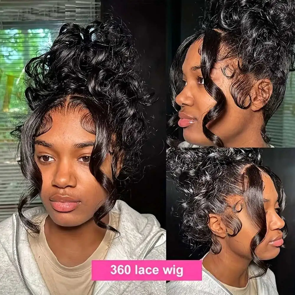 30 Inch Body Wave Human Hair Lace Front Wig