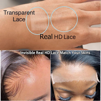 Queen Hair HD Frontal Lace Closure Raw Human Hair
