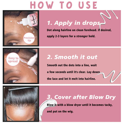 Waterproof Wig Glue and Remover Travel Size Set