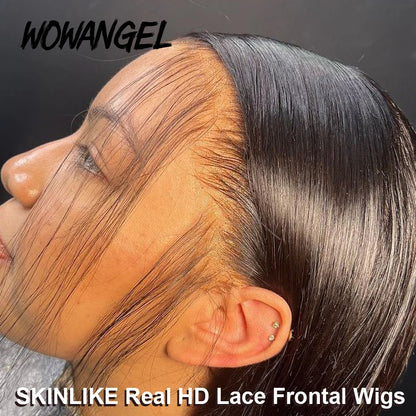 HD Lace Frontal Wig 250% Density Straight Human Hair