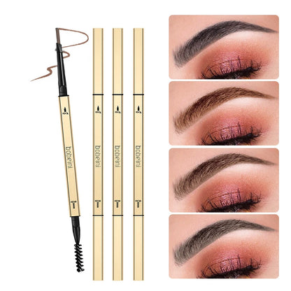 Dual-Ended Waterproof Eyebrow Pencil