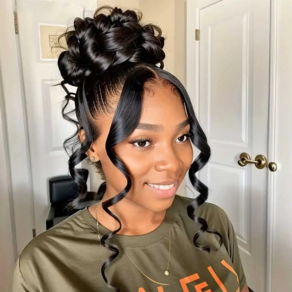30 Inch Body Wave Human Hair Lace Front Wig