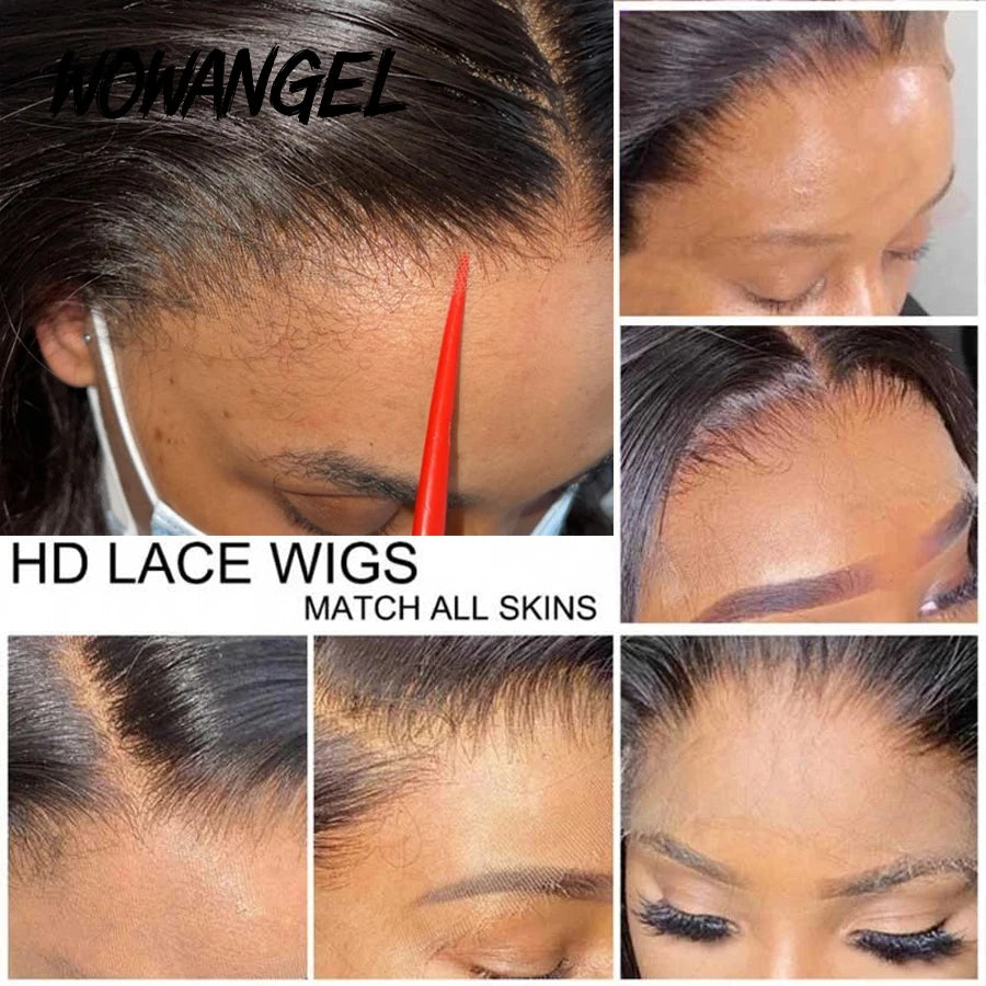 Glueless HD Lace Closure Wig Silk Straight Human Hair