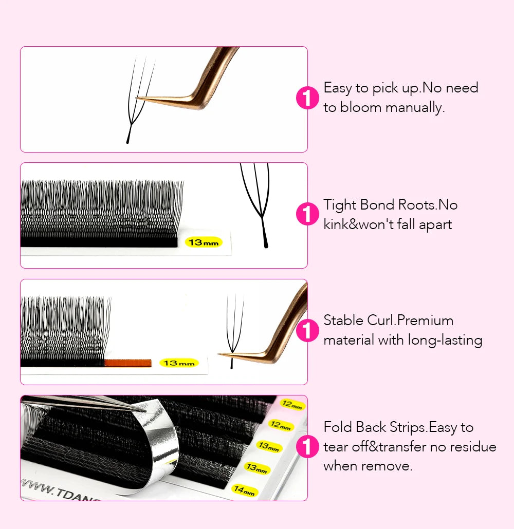 TDANCE U-Shaped 3D Eyelash Extensions