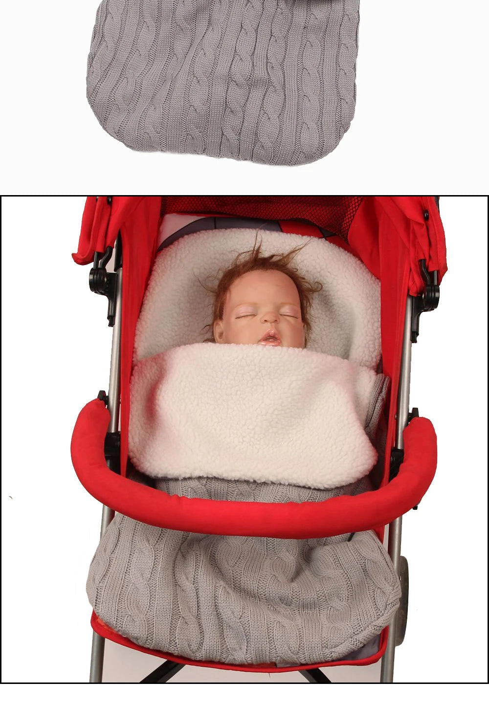 Baby Blanket Soft Cotton Swaddle Wrap for Newborns