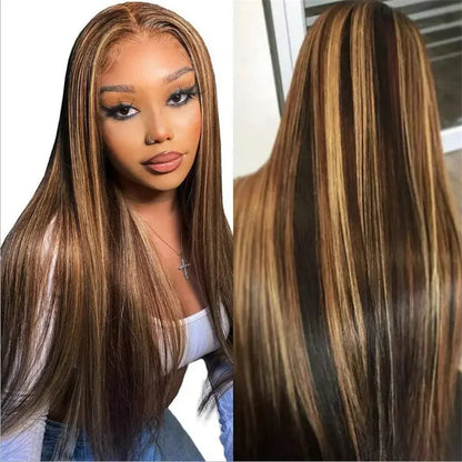 Blonde Ombre Brazilian Human Hair Lace Front Wig