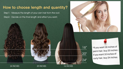 Ugeat Tape In Hair Extensions Brazilian Remy Hair 20P/40P