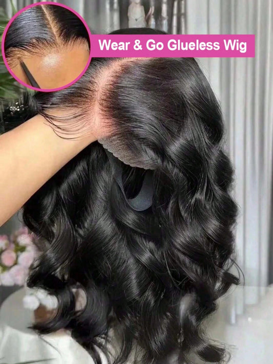 Body Wave 250 Density HD Transparent Lace Front Wig 40 Inch