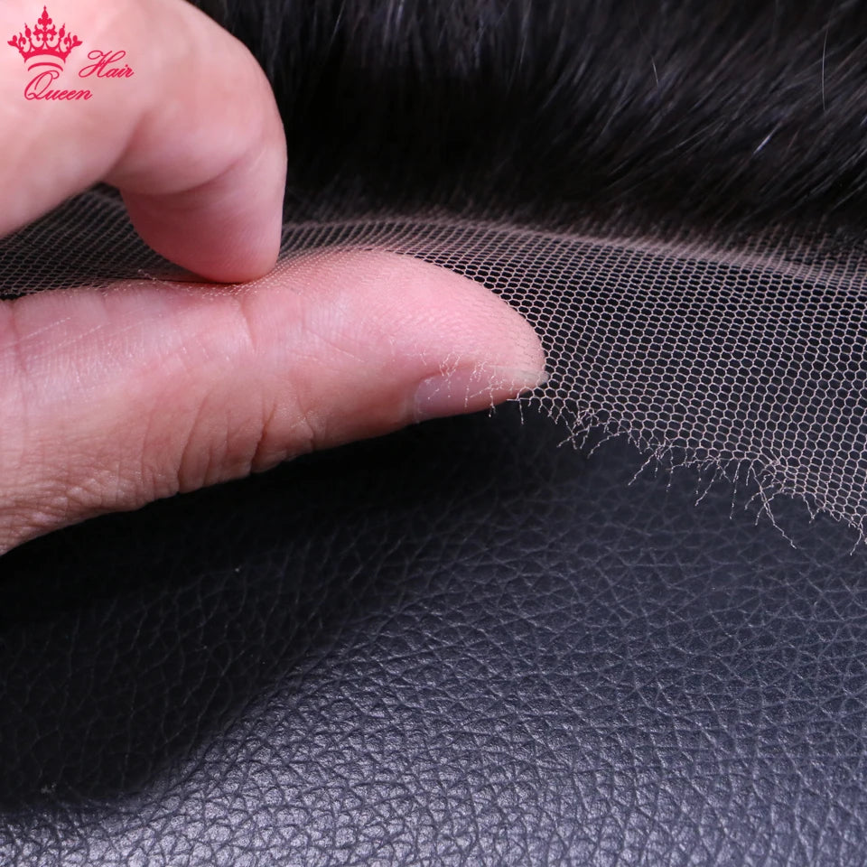 Queen Hair HD Frontal Lace Closure Raw Human Hair